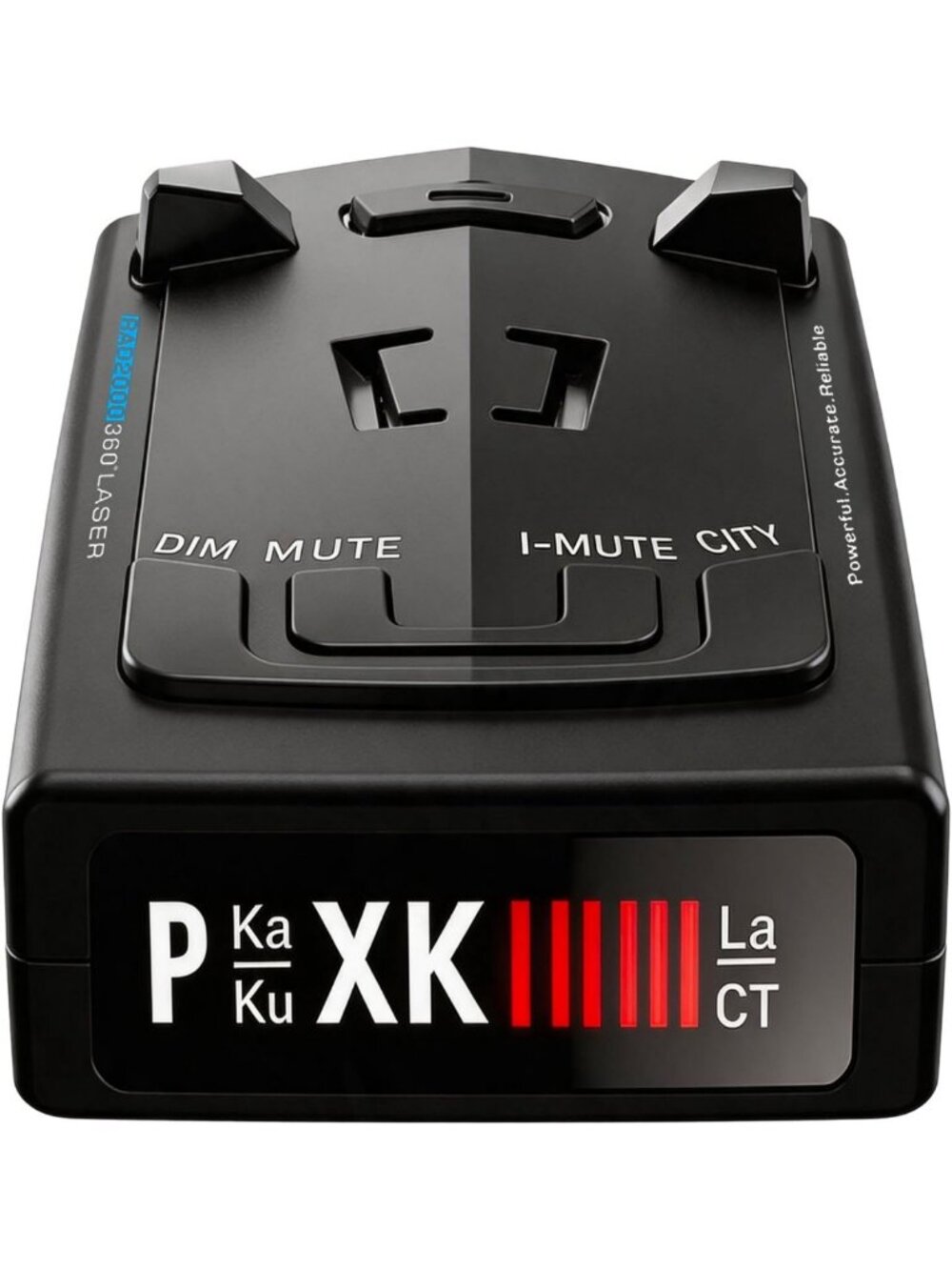 Long Range Radar Detector for Cars - 1100 Yards, Voice Alert, False Alert